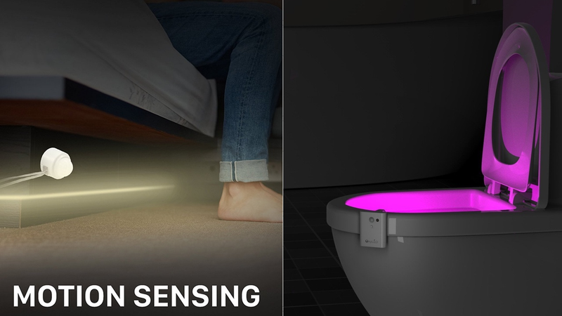 OxyLED Under-Bed Light + 2-Pack Toilet Lights, $27 with code OXY2TN01
